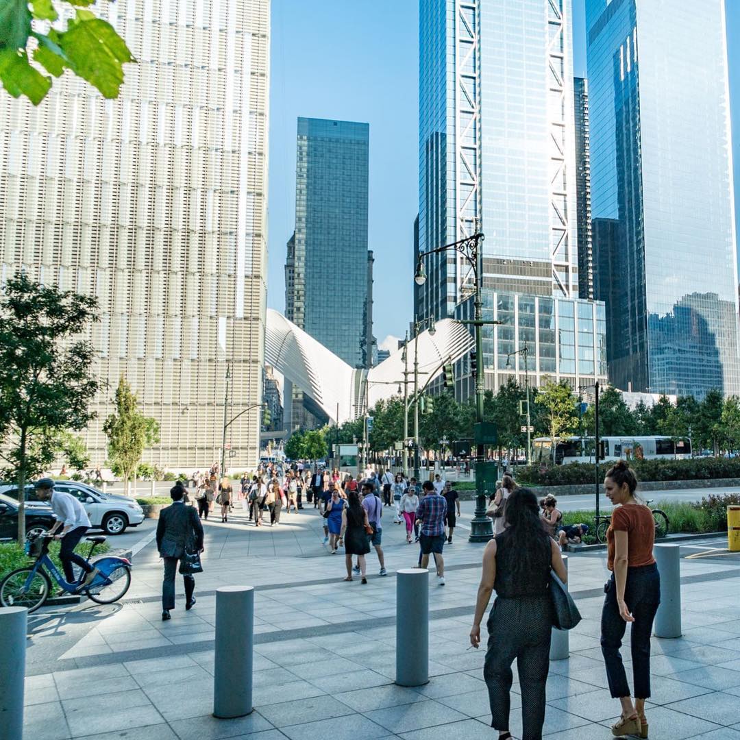 A view of the WTC campus and Oculus