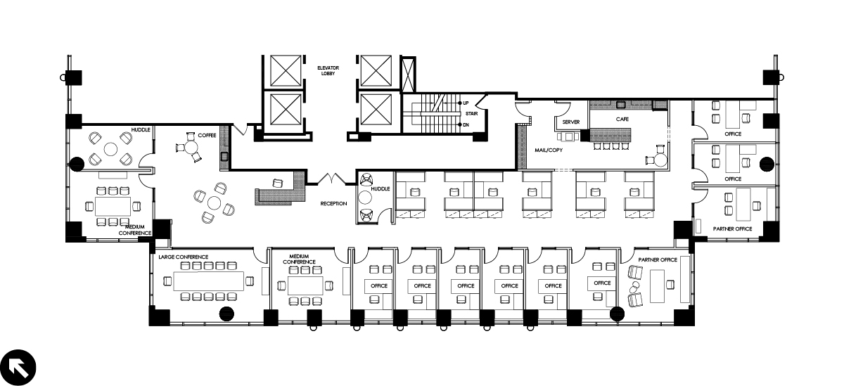 Proposed Office Intensive  Floorplan