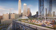 Renderings Revealed For Outdoor Space As Exterior Hoist Removed From 3 WTC